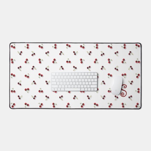 Mat de bureau de cerises (Clavier et souris)