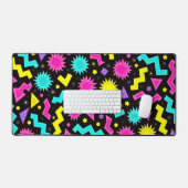 Mat de bureau de Chaos géométrique Neon (Clavier et souris)