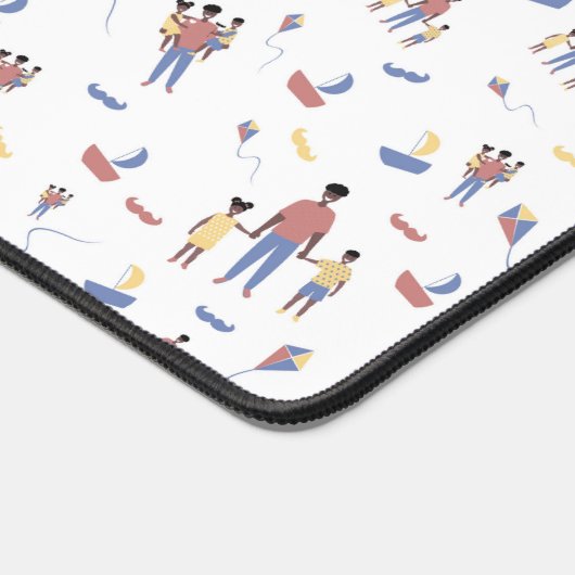 Mat de bureau de fêtes des pères (Coin)