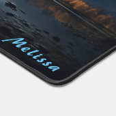 Mat de bureau de nuit à lumière de lune personnali (Coin)