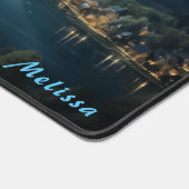 Mat de bureau de nuit à lumière de lune personnali (Coin)