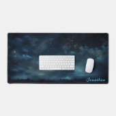 Mat de bureau de nuit étoilé personnalisé (Clavier et souris)