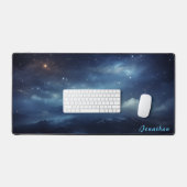 Mat de bureau de nuit étoilé personnalisé (Clavier et souris)