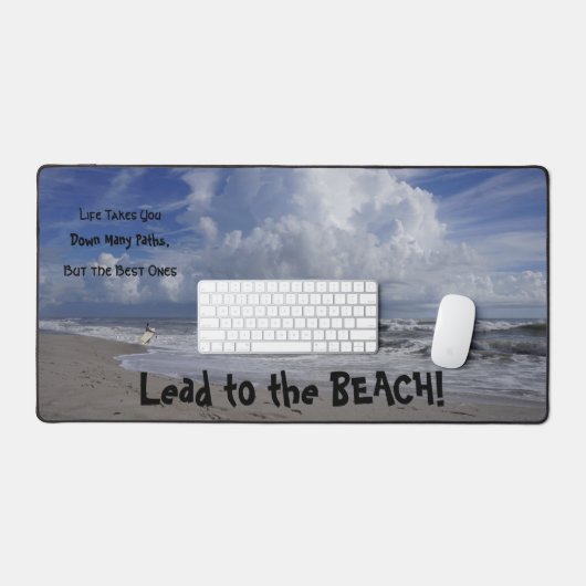 Mat de bureau de plage (Clavier et souris)