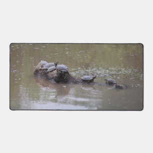 Mat de bureau de tortues