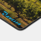Mat de bureau de vignoble personnalisé (Coin)