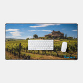 Mat de bureau de vignoble personnalisé (Clavier et souris)