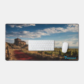 Mat de bureau de vignoble personnalisé (Clavier et souris)