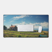 Mat de bureau de vignoble personnalisé (Clavier et souris)