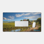 Mat de bureau de vignoble personnalisé (Clavier et souris)