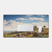 Mat de bureau de vignoble personnalisé (Clavier et souris)