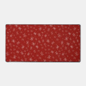 Mat de bureau des flocons de neige d'hiver (Recto)