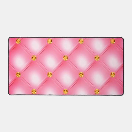 Mat de bureau doré poli rose (Recto)