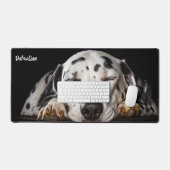 Mat de bureau - Dormir tranquillement Dalmatien (Clavier et souris)