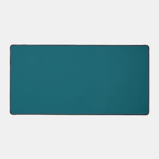 Mat de bureau en couleur solide Turquoise foncé (Recto)