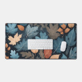 Mat de bureau feuille d'hiver (Clavier et souris)