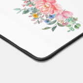 Mat de bureau Floral Pink Pastel (Coin)