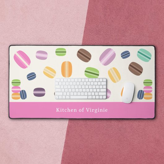 Mat de bureau français Macarons