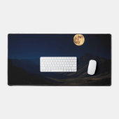 Mat de bureau lunaire - Pleine lune sur le Moun tr (Clavier et souris)
