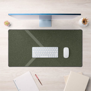 Mat de bureau moderne Chevron Moss - Personnalisab