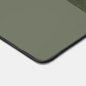 Mat de bureau moderne Moss vert avec torsion géomé (Coin)