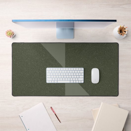 Mat de bureau Moss Green Angled Panel - Personnali (Bureau 1)