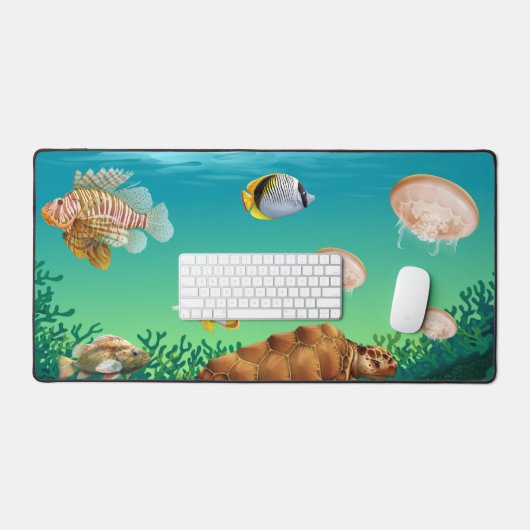 Mat de bureau Ocean Vibes (Clavier et souris)