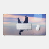 Mat de bureau Pegasus de minuit (Clavier et souris)