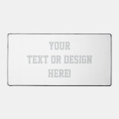 Mat de bureau personnalisable - Ajoutez votre text (Recto)