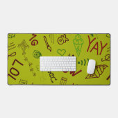 Mat de bureau personnalisé (Clavier et souris)