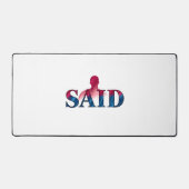 Mat de bureau personnalisé (Recto)