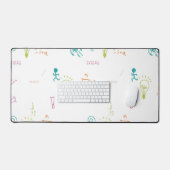 Mat de bureau personnalisé (Clavier et souris)