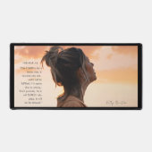 Mat de bureau personnalisé - Accessoire de bureau  (Recto)