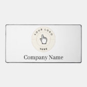 Mat de bureau - Personnalisé (ajouter du texte/log (Recto)