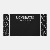 Mat de bureau personnalisé noir et blanc (Recto)