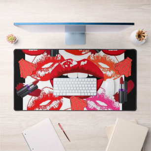 Mat de bureau personnalisé pour l'artiste maquille