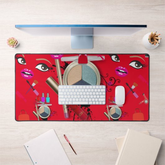 Mat de bureau personnalisé pour l'artiste maquille (Bureau 1)