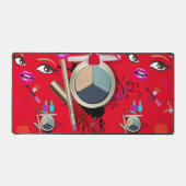 Mat de bureau personnalisé pour l'artiste maquille (Recto)