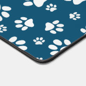 Mat de bureau pour Empreintes de pattes blancs (Coin)