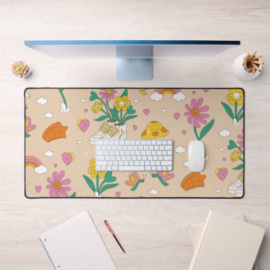 Mat de bureau pour l'amour des champignons super (Bureau 1)