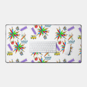 Mat de bureau Retour à l'école est Cool (Clavier et souris)