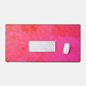 Mat de bureau rose et rouge vif - Jeu et bureau (Clavier et souris)