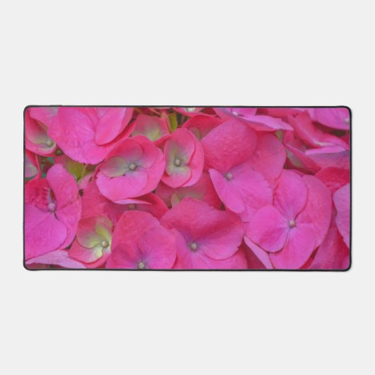 Mat de bureau rose Hydrangea Fleur Pétales (Recto)