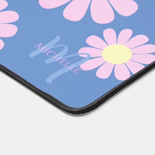 Mat de bureau rose pâle (Coin)