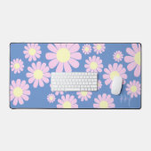 Mat de bureau rose pâle (Clavier et souris)