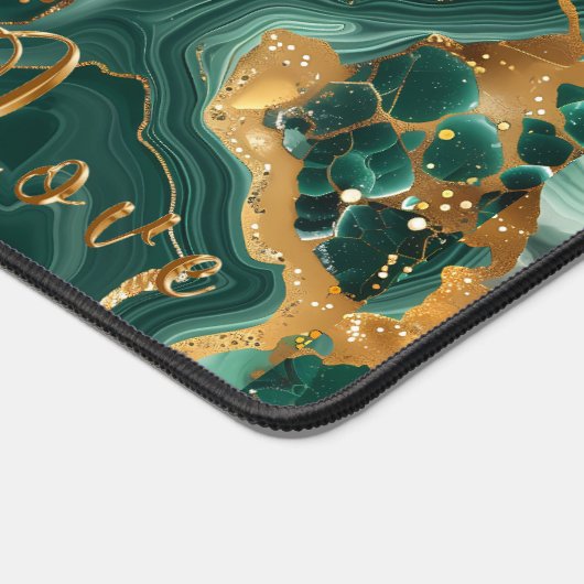 Mat de bureau Serpentine vert (Coin)