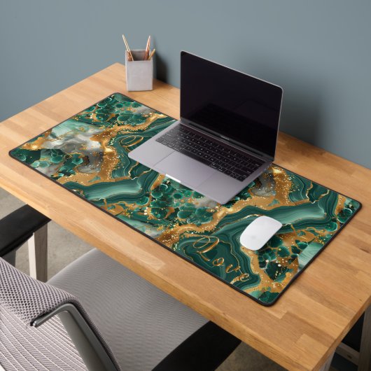 Mat de bureau Serpentine vert (Bureau 2)