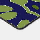 Mat de bureau, Un design élégant vert & bleu (Coin)