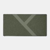 Mat de bureau vert de la mousse de fractionnement  (Recto)