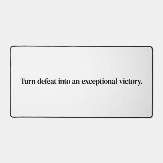 Mat de bureau victorieux exceptionnel (Recto)